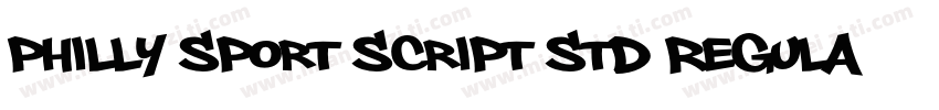 Philly Sport Script Std Regular字体转换